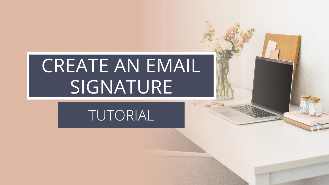 how to make email signature gmail