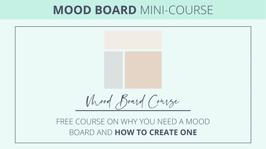 free mood board course