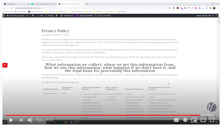 How to Make a Website Online Privacy Policy in 2020 3