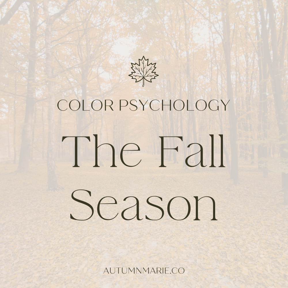 color psychology fall season color theory