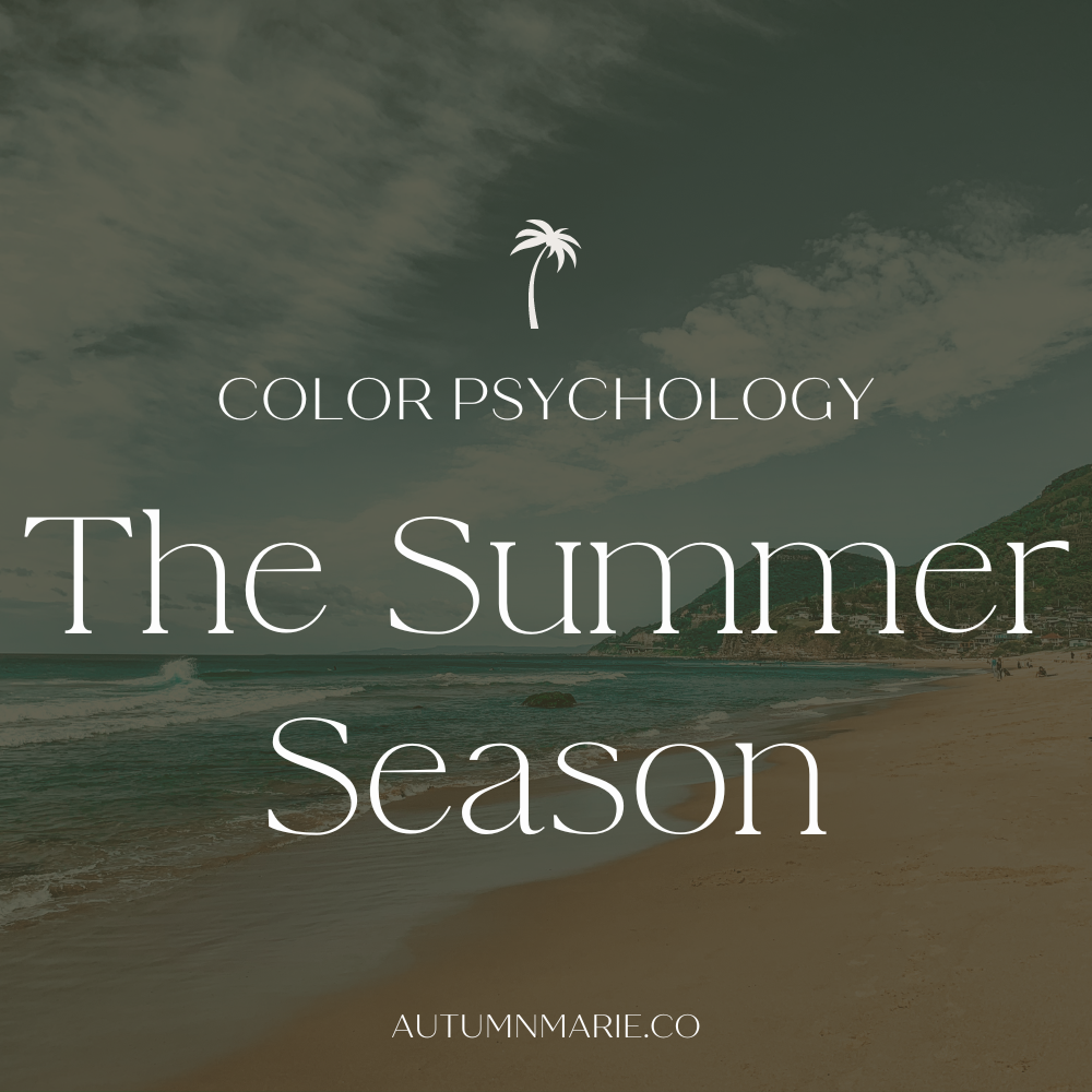 color psychology the summer season autumn marie branding