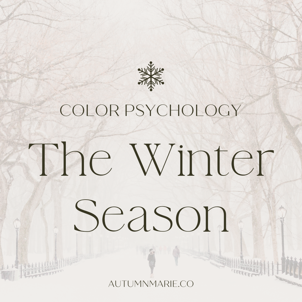 color psychology winter season theory